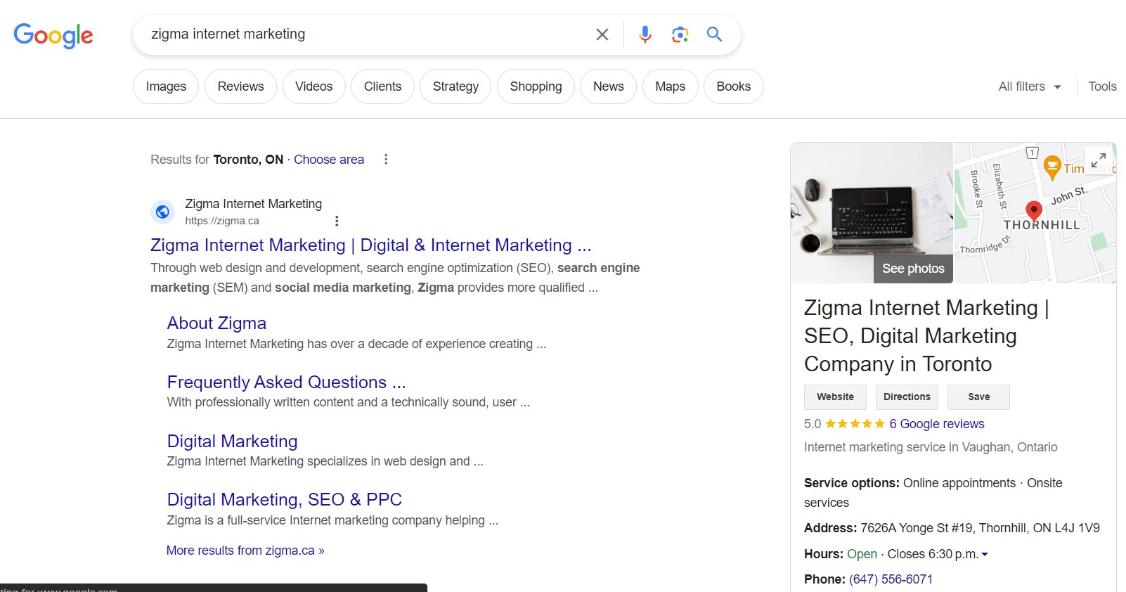 GBP - Zigma Internet Marketing