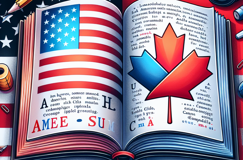 American vs Canadian Spelling: Understanding the Differences